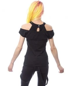 Innocent Clothing Chemical Black Tess Top All Ladies Clothing