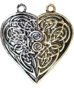 Lost Treasures Of Albion Celtic Heart Pendant All Jewellery