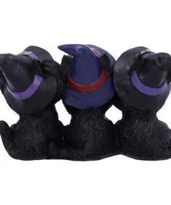Nemesis Now All Homeware Three Wise Black Cats 11.5cm