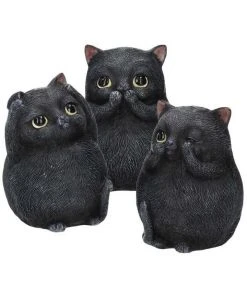 Nemesis Now All Homeware Three Wise Fat Cats