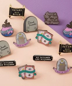 Pins, Badges And Patches Punky Pins Dead Inside Tomestone Enamel Pin