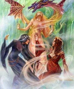 Eastgate Briar Triple Goddess Summoning The Dragon Card