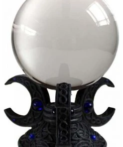 Nemesis Now Triple Moon Crystal Ball Holder 10cm Luna Lakota