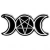 Gothic Pins Triple Moon Gothic Pin Gothic Accessories