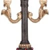 Puckator All Homeware Triple Skull And Spine Candlestick