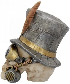 Nemesis Now Steampunk Homeware Count Archibald Steampunk Skull