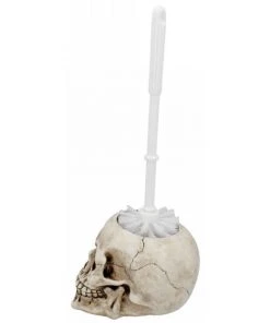 Nemesis Now Brush With Death Skull Toilet Brush