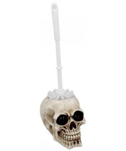 Nemesis Now Brush With Death Skull Toilet Brush