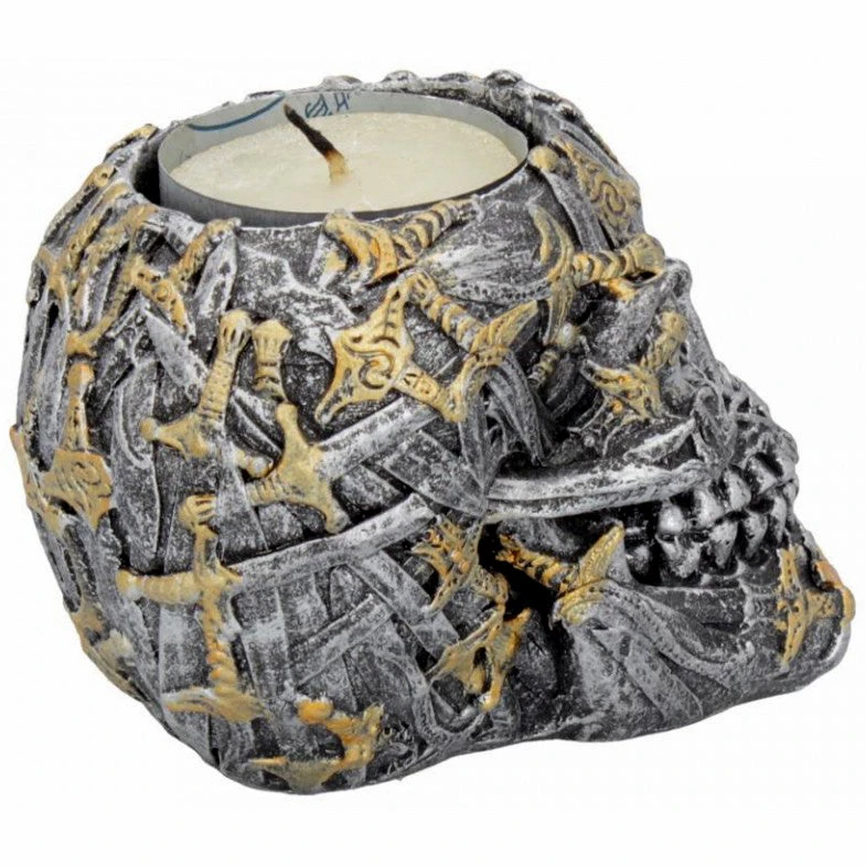 Nemesis Now Cranial Blade Skull Tea Light Holder 10cm All Homeware 7 Nemesis Now Cranial Blade Skull Tea Light Holder 10cm All Homeware