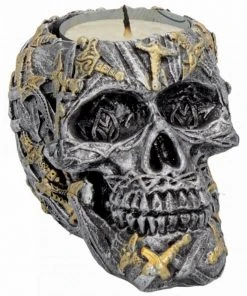Nemesis Now Cranial Blade Skull Tea Light Holder 10cm All Homeware