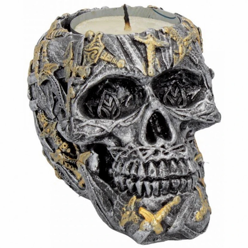 Nemesis Now Cranial Blade Skull Tea Light Holder 10cm All Homeware 4 Nemesis Now Cranial Blade Skull Tea Light Holder 10cm All Homeware