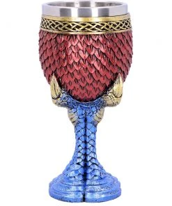 Nemesis Now Ruby Scale Goblet Dining & Barware