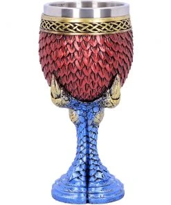 Nemesis Now Ruby Scale Goblet Dining & Barware