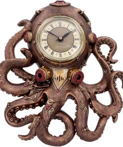Nemesis Now Steampunk Homeware Octoclock Steampunk Octopus Clock