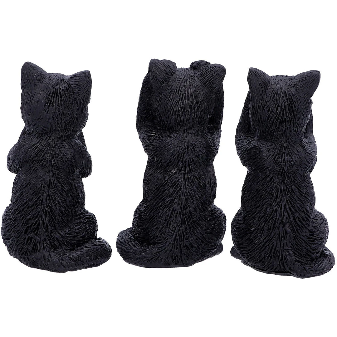 Nemesis Now All Homeware Three Wise Felines Cats 5 Nemesis Now All Homeware Three Wise Felines Cats