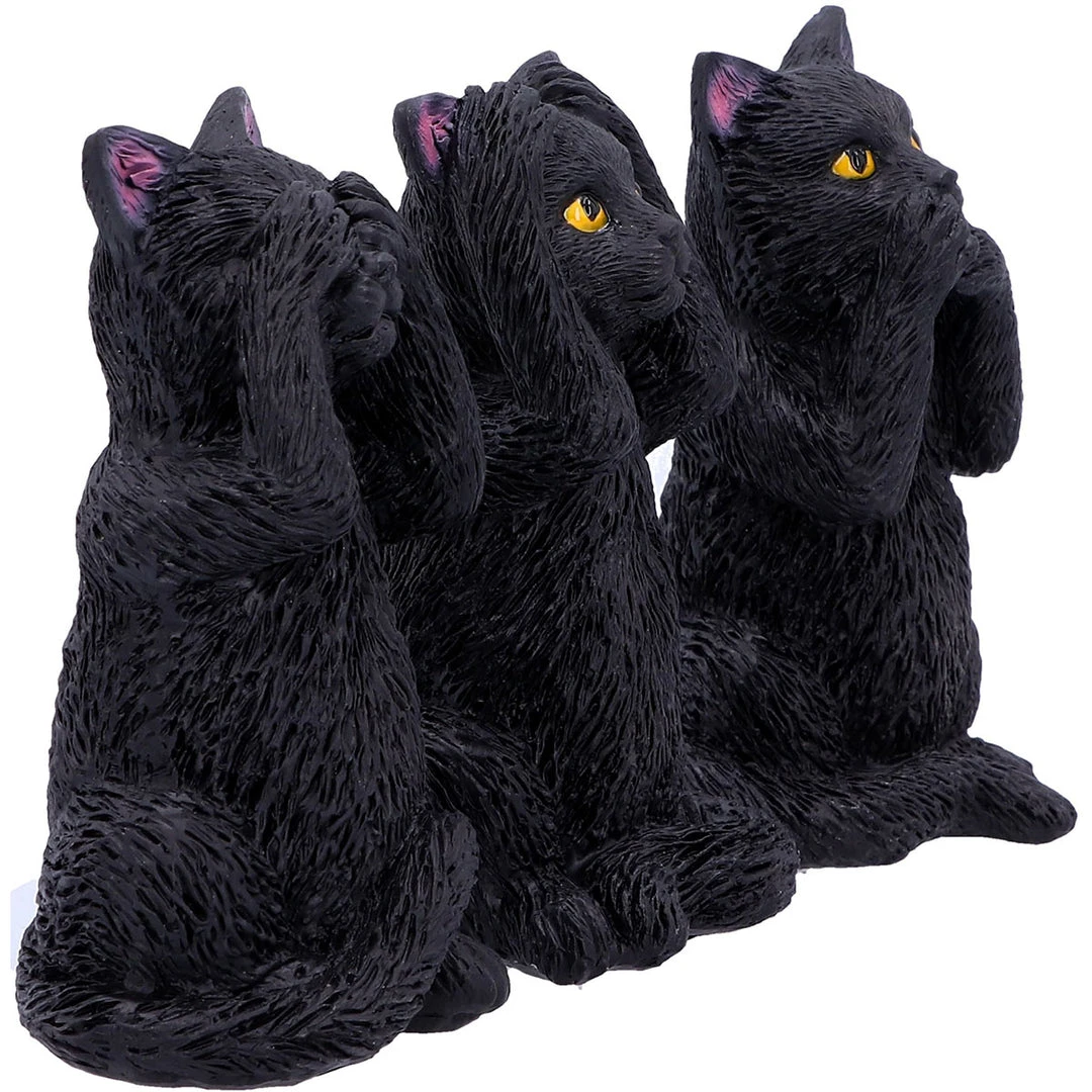 Nemesis Now All Homeware Three Wise Felines Cats 6 Nemesis Now All Homeware Three Wise Felines Cats