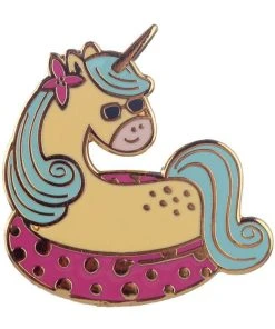 Puckator Vacation Vibes Unicorn Enamel Pin Badge