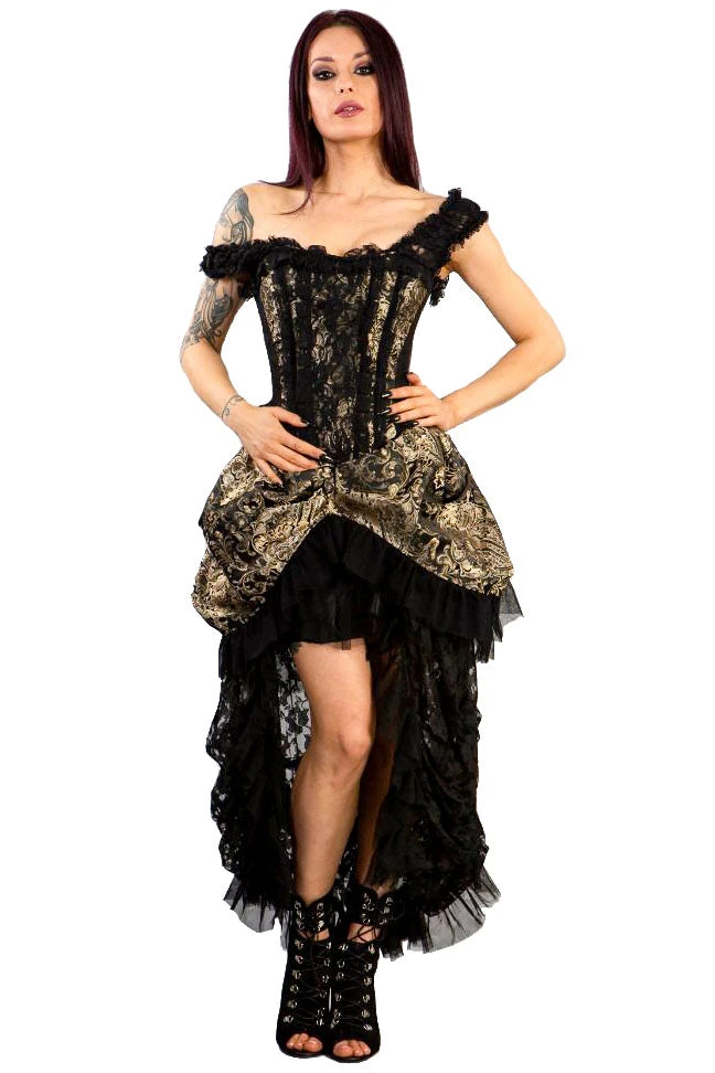 Burleska Versailles Gold Corset Dress 3 Burleska Versailles Gold Corset Dress