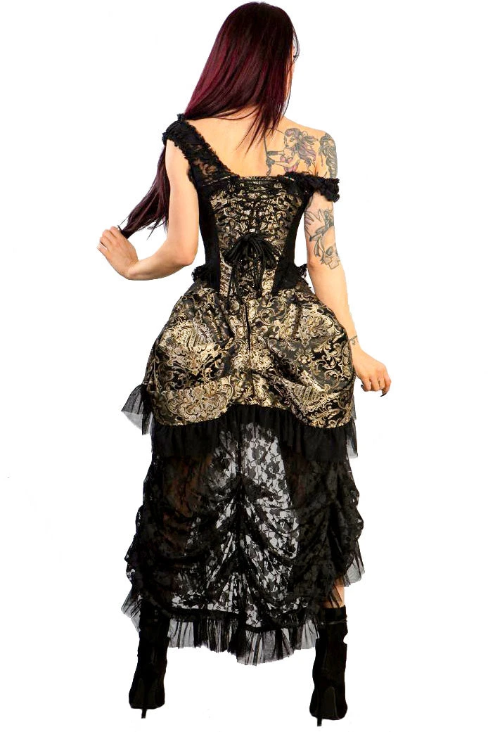 Burleska Versailles Gold Corset Dress 5 Burleska Versailles Gold Corset Dress