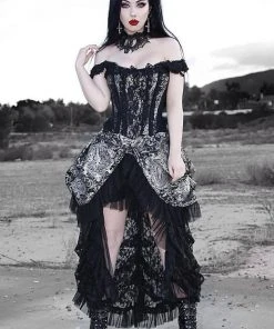 Ladies Gothic Clothing Burleska Versailles Corset Dress