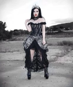 Ladies Gothic Clothing Burleska Versailles Corset Dress