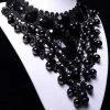 Lace Jewellery Victorian Gothic Black Lace And Bead Choker Gothic Jewellery