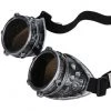 All Steampunk Accessories Victorian Antique Silver Studded Steampunk Goggles
