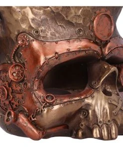 Nemesis Now Vino Vessel Steampunk Skull Bottle Holder