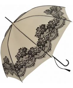 Soake Vintage Lace Umbrella / Parasol Cream All Steampunk Accessories