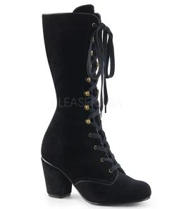 Demonia VIVIKA-205 Boots Velvet Gothic Boots
