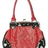 Voodoo Vixen Rose Pattern Handbag All Bags
