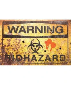 Nemesis Now Warning Bio Hazard Sign 43cm