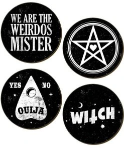 Grind Dining & Barware We Are The Weirdos Mister Coaster Set