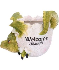 Nemesis Now All Homeware Welcome Friends Baby Dragon Pot