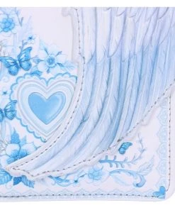 Nemesis Now All Bags White Angel Wings Embossed Purse