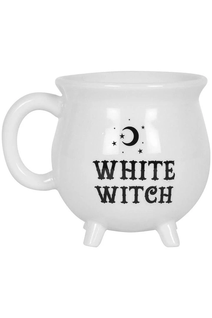 Something Different White Witch Cauldron Mug 3 Something Different White Witch Cauldron Mug