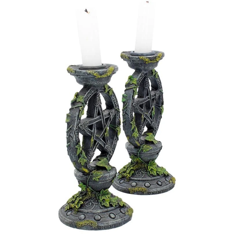 Nemesis Now All Homeware Wiccan Pentagram Candlesticks 5 Nemesis Now All Homeware Wiccan Pentagram Candlesticks
