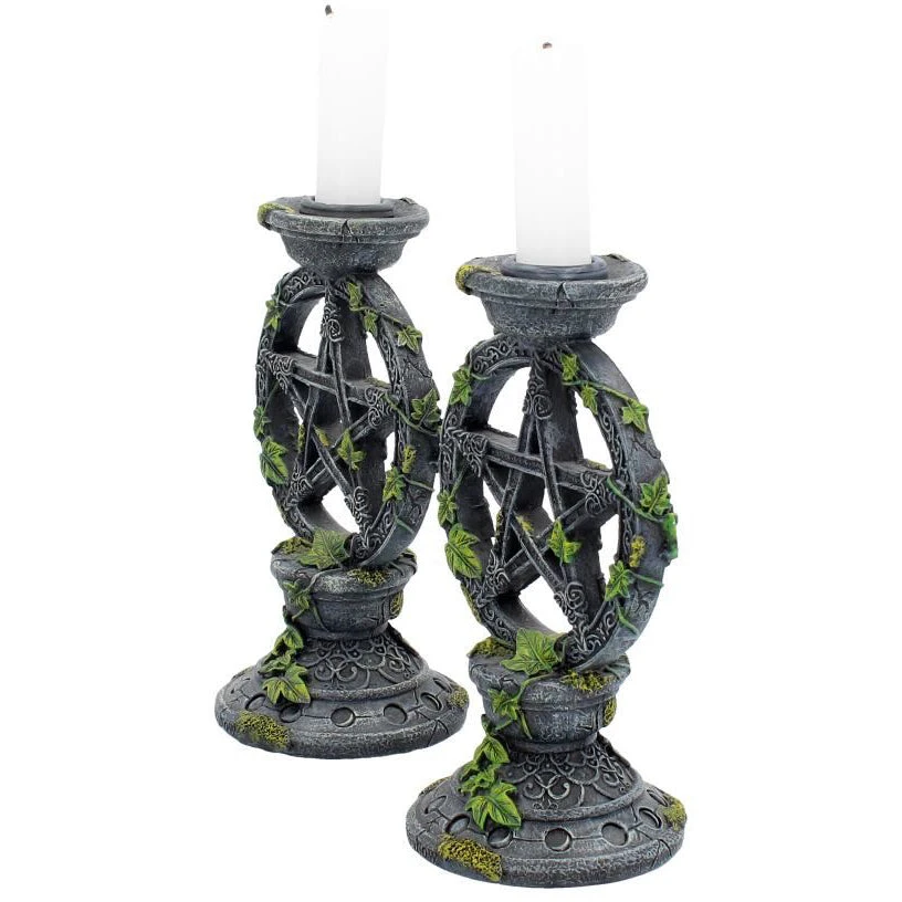 Nemesis Now All Homeware Wiccan Pentagram Candlesticks 7 Nemesis Now All Homeware Wiccan Pentagram Candlesticks