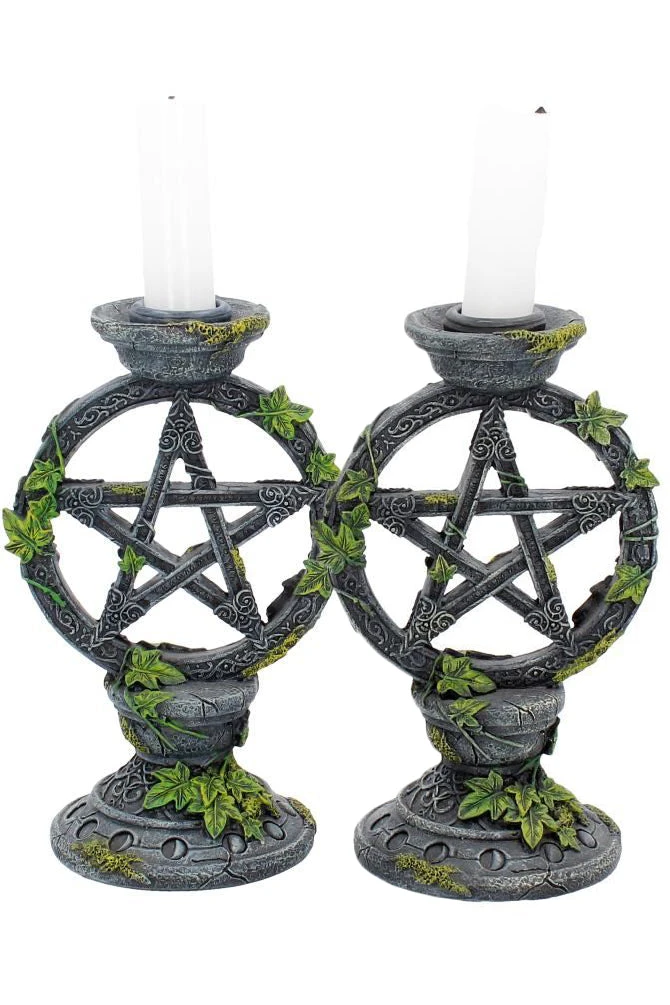 Nemesis Now All Homeware Wiccan Pentagram Candlesticks 3 Nemesis Now All Homeware Wiccan Pentagram Candlesticks