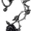 Alchemy Gothic Alchemy Wild Black Rose Ear Wrap E410