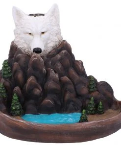 Nemesis Now Wild Ridge Wolf Backflow Incense Burner