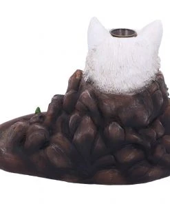 Nemesis Now Wild Ridge Wolf Backflow Incense Burner