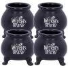 Nemesis Now Kitchen Witch's Brew Pots (Set Of 4)