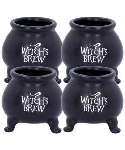 Nemesis Now Kitchen Witch's Brew Pots (Set Of 4)