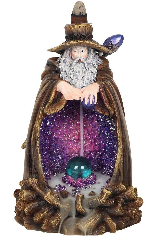 Something Different Wizard Backflow Incense Burner With LED Light 3 Something Different Wizard Backflow Incense Burner With LED Light