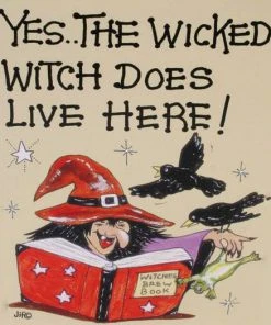 Something Different Yes The Wicked Witch Does Live Here Card