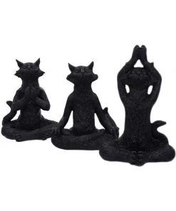 Nemesis Now Set Of 3 Zen Cats All Homeware
