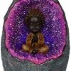 Nemesis Now Zen Geode Baby Buddha Backflow Incense Burner All Homeware